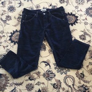 NWT Isabel Marant Blue Corduroy Pants Size 40